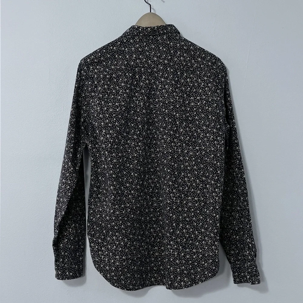 Denim & Supply‎ Ralph Lauren Shirt Men Medium Navy Micro Floral Button Up
